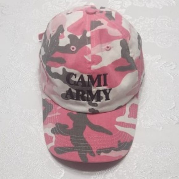 Ruby Ribbon Accessories - Ruby Ribbon Pink Camo CAMI ARMY Cap